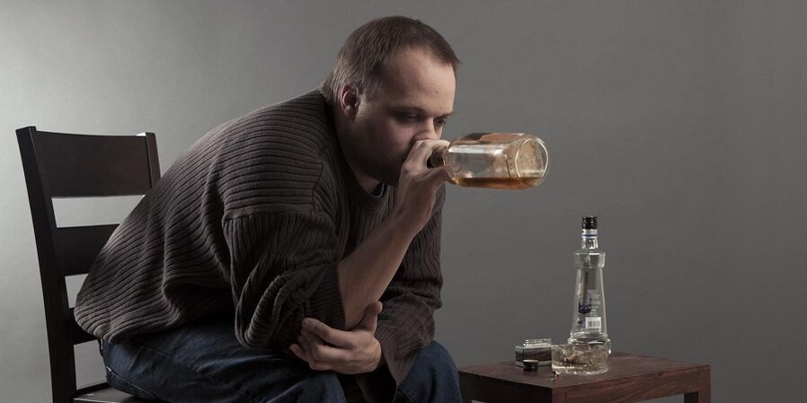 a man who drinks alcohol, how to give up