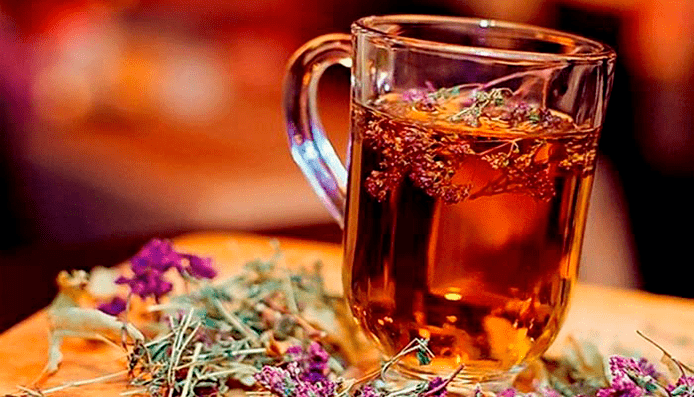 decoction of thyme to treat beer addiction