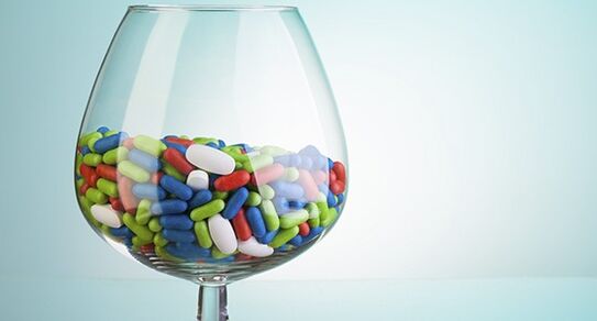 compatibility studies with antibiotics and alcohol